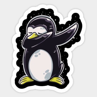 Funny dab dance Penguin shirts - gift for men, women, kids Sticker